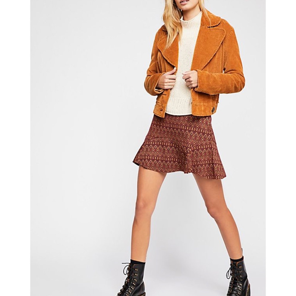 Free People When In Rome Mini Skirt - Picture 3 of 6